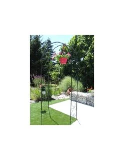 Arche "romantique" Coloris Vert Sapin Ou Fer Vieilli - Vert Sapin -Magasin De Jardin Et D'extérieur arche romantique coloris vert sapin ou fer vieilli 2