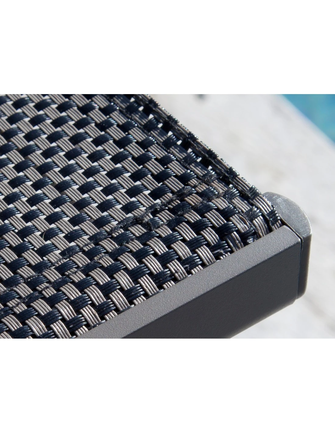 Bain de soleil Élégance - Aluminium - Graphite / BBM Bain De Soleil Élégance - Aluminium - Graphite / BBM -Magasin De Jardin Et D'extérieur bain de soleil elegance aluminium et toile au choix 14