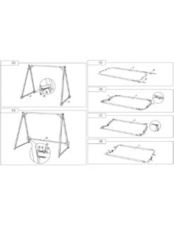 Balancelle De Jardin Cubic 3 Places En Aluminium -Magasin De Jardin Et D'extérieur balancelle de jardin cubic 3 places en aluminium 2