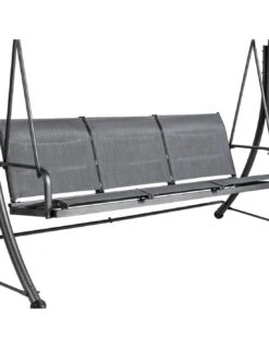 Balancelle De Jardin LAKO 3 Places - Polyester Et Acier -Magasin De Jardin Et D'extérieur balancelle de jardin lako 3 places polyester et acier 3
