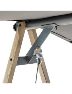 Balancelle De Jardin Soly 3 Places - Acier Effet Bois -Magasin De Jardin Et D'extérieur balancelle de jardin soly 3 places acier effet bois 2