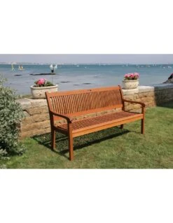 Banc De Jardin Amadeo 3 Places En Eucalyptus -Magasin De Jardin Et D'extérieur banc de jardin amadeo 3 places en eucalyptus 2