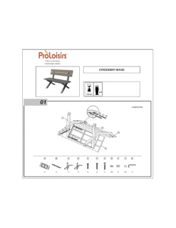 Banc De Jardin CROSSWAY - Aluminium - Graphite 3 Banc De Jardin CROSSWAY - Aluminium - Graphite -Magasin De Jardin Et D'extérieur banc de jardin crossway aluminium au choix 4
