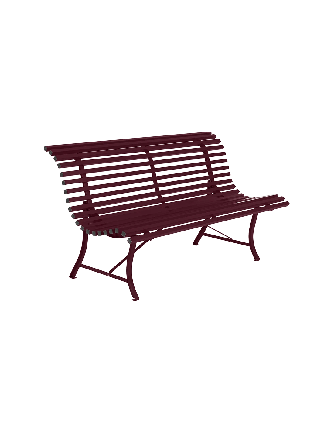Banc de jardin Louisiane L.150 cm - Métal - cerise noire Banc De Jardin Louisiane L.150 Cm - Métal - Cerise Noire -Magasin De Jardin Et D'extérieur banc de jardin louisiane l150 cm metal 12