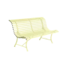 Banc De Jardin Louisiane L.150 Cm - Métal - Citron Givré