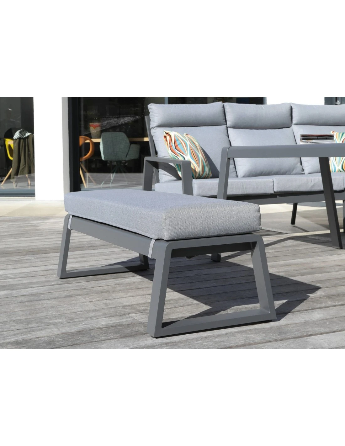 Banc Le Marseille 3 places en Aluminium Grey Banc Le Marseille 3 Places En Aluminium Grey -Magasin De Jardin Et D'extérieur banc le marseille 3 places en aluminium grey 1