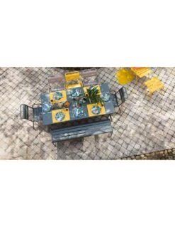 Banc Monceau 3/4 Places En Métal -160 Cm - Carbone -Magasin De Jardin Et D'extérieur banc monceau xl 34 places metal 160cm 13