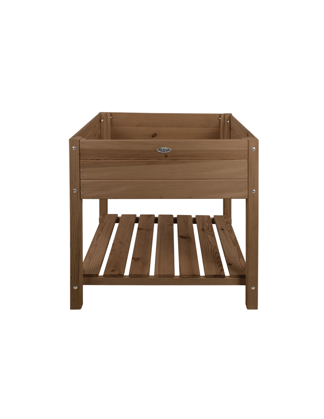 Carré potager en bois teinté marron 78.8x78.8x78 cm ESSCHERT DESIGN Carré Potager En Bois Teinté Marron 78.8x78.8x78 Cm -Magasin De Jardin Et D'extérieur carre potager xl en bois teinte marron