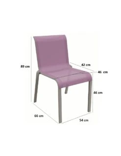 Chaise De Jardin Cauro - Aluminium Coloris Au Choix - Graphite / Moutarde -Magasin De Jardin Et D'extérieur chaise de jardin cauro aluminium coloris au choix 4