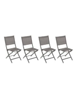 Chaise Pliante Essentia - Aluminium Tonka Assise Wengé 4 Chaise Pliante Essentia - Aluminium Tonka Assise Wengé -Magasin De Jardin Et D'extérieur chaise pliante essentia aluminium tonka assise wenge 4