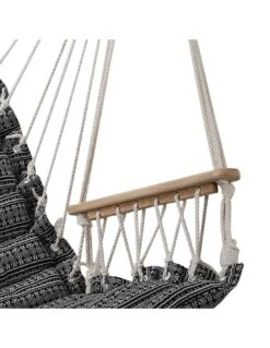 Chaise Suspendue Jinja - Bois Franc Chinois Et Polycoton -Magasin De Jardin Et D'extérieur chaise suspendue jinja bois franc chinois et polycoton 2