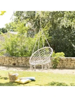 Magasin De Jardin Et D'extérieur -Magasin De Jardin Et D'extérieur chaise suspendue plumaya en macrame hesperide 1