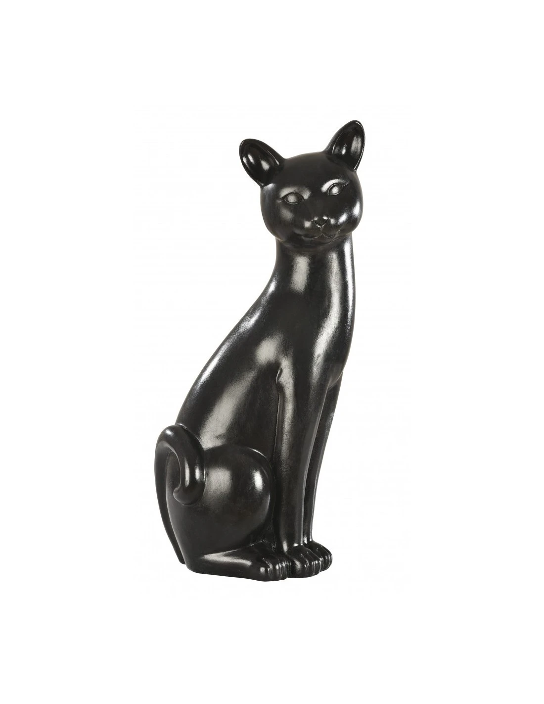 Chat déco H58 cm au choix Noir ou Ivoire Chat Déco H58 Cm Au Choix Noir Ou Ivoire -Magasin De Jardin Et D'extérieur chat deco h58 cm au choix noir ou ivoire