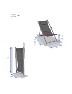 Chilienne De Jardin Honolulu - 4 Positions - Ardoise -Magasin De Jardin Et D'extérieur chilienne de jardin honolulu 4 positions ardoise 6