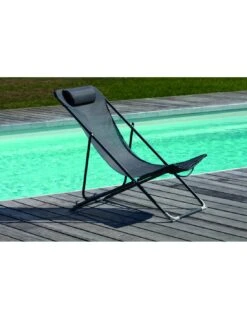 Chilienne Globe - 4 Positions - Graphite / Gris 2 Chilienne Globe - 4 Positions - Graphite / Gris -Magasin De Jardin Et D'extérieur chilienne globe 4 positions toile au choix 6