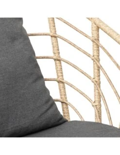 Fauteuil à Bascule Cherone En Acier Et Texaline Graphite -Magasin De Jardin Et D'extérieur fauteuil a bascule cherone en acier et texaline graphite 4