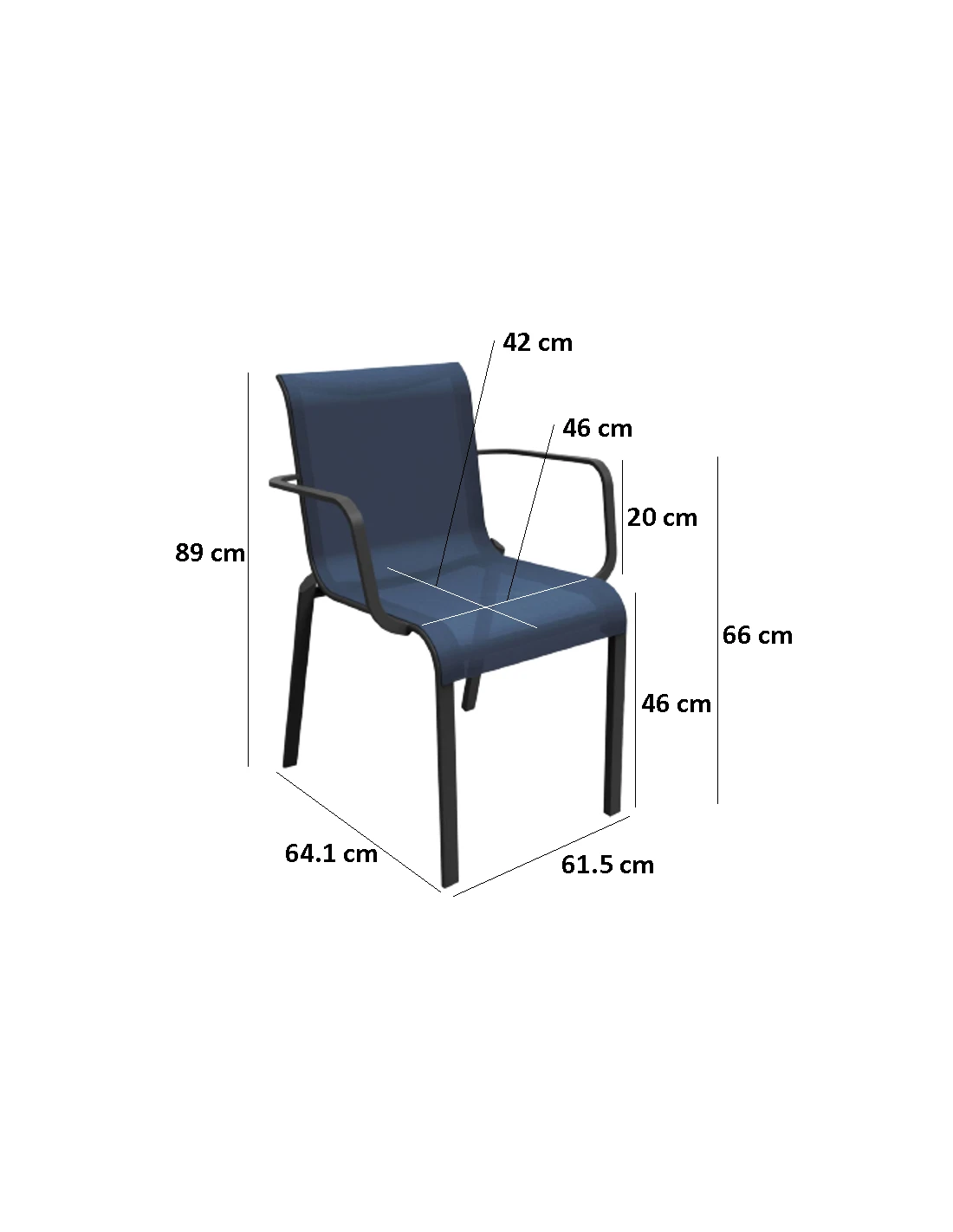 Fauteuil Cauro en aluminium coloris au choix - Graphite / Moutarde Fauteuil Cauro En Aluminium Coloris Au Choix - Graphite / Moutarde -Magasin De Jardin Et D'extérieur fauteuil cauro en aluminium coloris au choix oceo 3