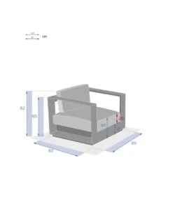 Fauteuil De Jardin Allure - Aluminium Traité époxy -Magasin De Jardin Et D'extérieur fauteuil de jardin allure 2 places aluminium traite epoxy 5