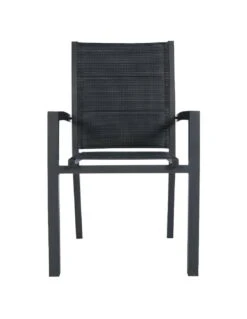 Fauteuil De Jardin Allure Empilable - Aluminium Et Texaline Matelassée - Graphite / Poivre 4 Fauteuil De Jardin Allure Empilable - Aluminium Et Texaline Matelassée - Graphite / Poivre -Magasin De Jardin Et D'extérieur fauteuil de jardin allure empilable aluminium et texaline matelassee graphite poivre 4