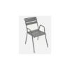 Fauteuil De Jardin Bridge Monceau Empilable Métal - Romarin