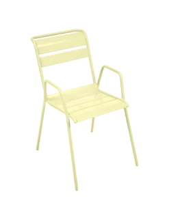 Fauteuil De Jardin Bridge Monceau Empilable Métal - Gris Argile -Magasin De Jardin Et D'extérieur fauteuil de jardin bridge monceau empilable metal 3