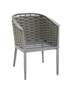 Fauteuil De Jardin Embruns - Aluminium Et Maille Tressée 3 Fauteuil De Jardin Embruns - Aluminium Et Maille Tressée -Magasin De Jardin Et D'extérieur fauteuil de jardin embruns aluminium et maille tressee 3
