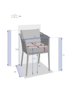 Fauteuil De Jardin Embruns - Aluminium Et Maille Tressée 6 Fauteuil De Jardin Embruns - Aluminium Et Maille Tressée -Magasin De Jardin Et D'extérieur fauteuil de jardin embruns aluminium et maille tressee 6
