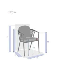 Fauteuil De Jardin Emperia - Aluminium Et Résine Tressée -Magasin De Jardin Et D'extérieur fauteuil de jardin emperia aluminium et resine tressee 4