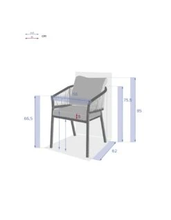Fauteuil De Jardin Oriengo - Olive Et Graphite -Magasin De Jardin Et D'extérieur fauteuil de jardin oriengo olive et graphite 3