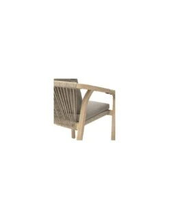 Fauteuil De Jardin Papouasie - Bois D'Acacia Et Coussins Polyester Taupe -Magasin De Jardin Et D'extérieur fauteuil de jardin papouasie bois d acacia et coussins polyester taupe 2