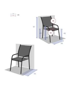 Fauteuil De Jardin Piazza - Aluminium Blanc - Galet / Blanc -Magasin De Jardin Et D'extérieur fauteuil de jardin piazza aluminium blanc galet blanc 2