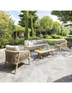 Fauteuil De Salon De Jardin Papouasie - Bois D'acacia -Magasin De Jardin Et D'extérieur fauteuil de salon de jardin papouasie bois d acacia 5