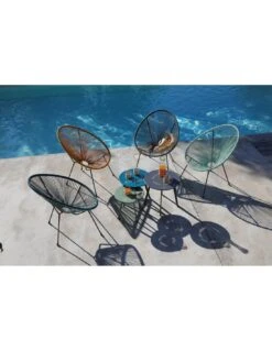 Fauteuil De Terrasse Rio Avec Cordage Plastique - Grey / Gris -Magasin De Jardin Et D'extérieur fauteuil de terrasse rio avec cordage plastique 1 10
