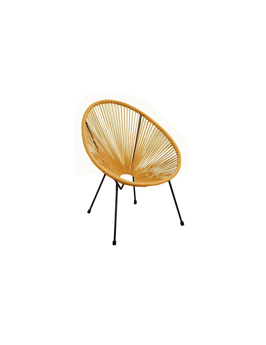Fauteuil de terrasse Rio avec cordage plastique - Grey / Moutarde Fauteuil De Terrasse Rio Avec Cordage Plastique - Grey / Moutarde -Magasin De Jardin Et D'extérieur fauteuil de terrasse rio avec cordage plastique 1 5