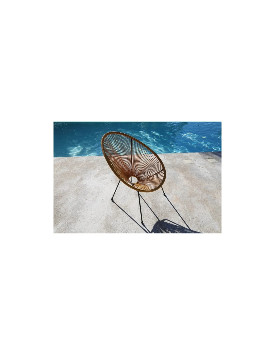 Fauteuil de terrasse Rio avec cordage plastique - Grey / Moutarde Fauteuil De Terrasse Rio Avec Cordage Plastique - Grey / Moutarde -Magasin De Jardin Et D'extérieur fauteuil de terrasse rio avec cordage plastique 1 6