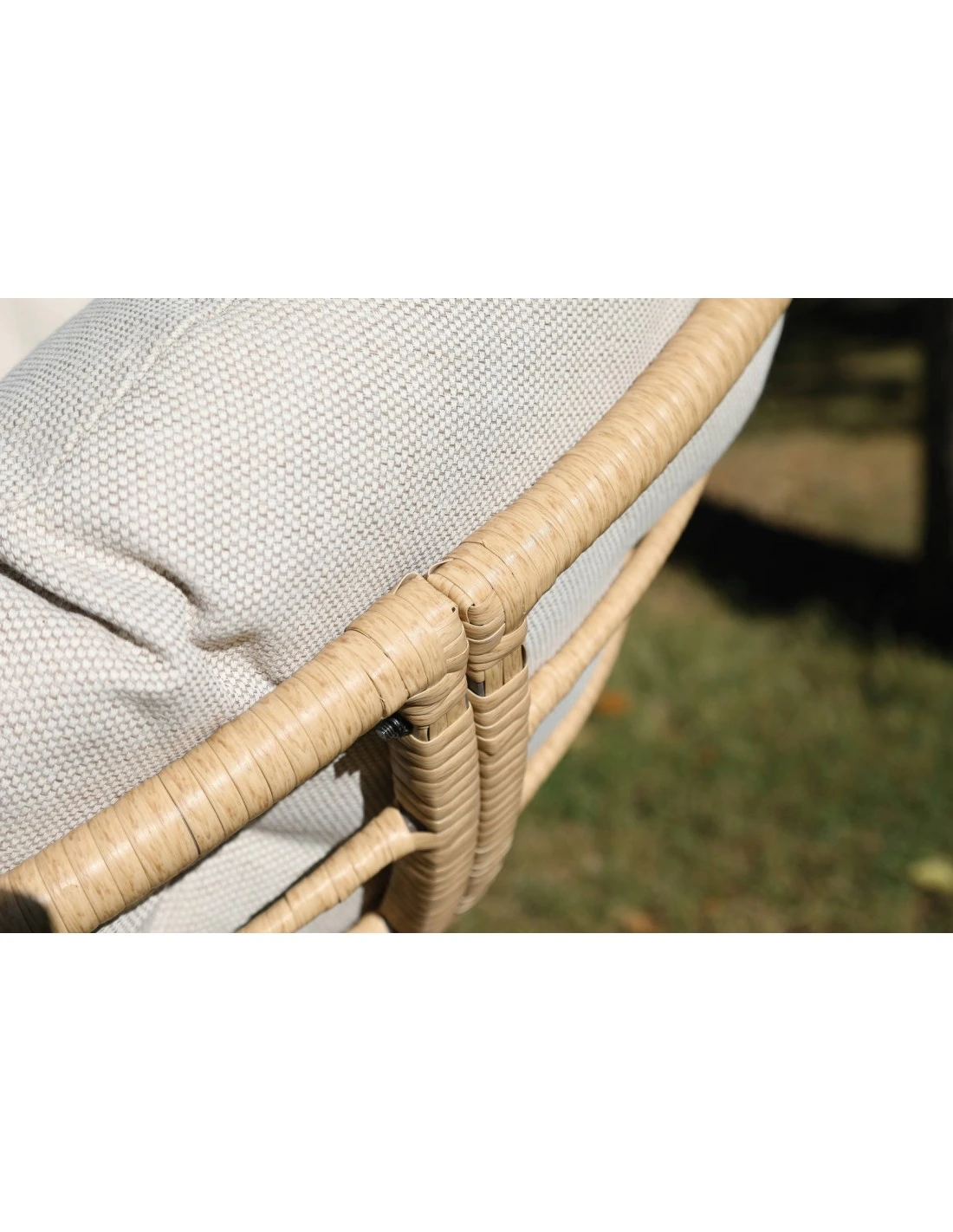 Fauteuil LOVE pivotant en aluminium et résine Fauteuil LOVE Pivotant En Aluminium Et Résine -Magasin De Jardin Et D'extérieur fauteuil love pivotant en aluminium et resine proloisirs 2