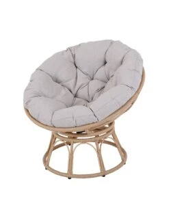 Fauteuil LOVE Pivotant En Aluminium Et Résine