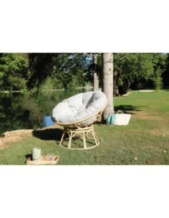 Fauteuil LOVE Pivotant En Aluminium Et Résine 3 Fauteuil LOVE Pivotant En Aluminium Et Résine -Magasin De Jardin Et D'extérieur fauteuil love pivotant en aluminium et resine proloisirs 3