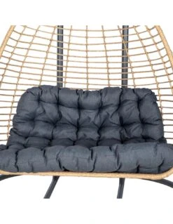 Fauteuil œuf Suspendu AJAR Ardoise 2 Places -Magasin De Jardin Et D'extérieur fauteuil oeuf suspendu ajar ardoise 2 places 2