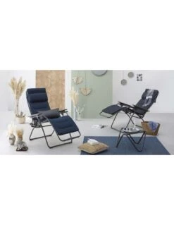 Lafuma Fauteuil Relax Futura BeComfort Bleu Encre -Magasin De Jardin Et D'extérieur fauteuil relax futura becomfort bleu encre 2