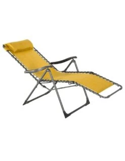 Fauteuil Relax Silos Basculant - 5 Positions - Moutarde -Magasin De Jardin Et D'extérieur fauteuil relax silos basculant 5 positions moutarde 2