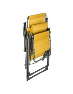 Fauteuil Relax Silos Basculant - 5 Positions - Moutarde -Magasin De Jardin Et D'extérieur fauteuil relax silos basculant 5 positions moutarde 3