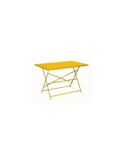 Guéridon Cuba Pliant 110x70 Cm - Acier époxy - Miel