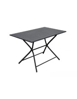 Guéridon Pliant Globe 110x70 Cm - Graphite