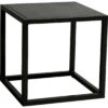John Table Basse Stern - Aluminium Noir Mat Avec Plateau Dekton
