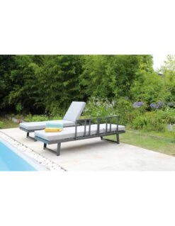 Lounge/Lit Modulo En Aluminium Graphite -Magasin De Jardin Et D'extérieur lit lounge modulo en aluminium graphite proloisirs 5