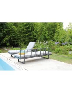 Lounge/Lit Modulo En Aluminium Graphite -Magasin De Jardin Et D'extérieur lit lounge modulo en aluminium graphite proloisirs 6