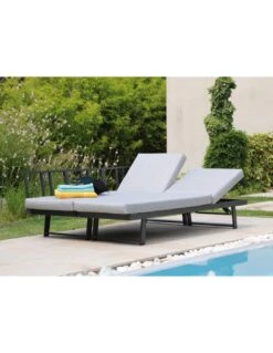 Lounge/Lit Modulo En Aluminium Graphite -Magasin De Jardin Et D'extérieur lit lounge modulo en aluminium graphite proloisirs 8