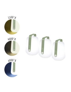 Lot De 3 Lampes D'extérieur Balad H.12cm Christian LOHNER By Fermob - Cactus -Magasin De Jardin Et D'extérieur lot de 3 lampes d exterieur balad h12cm christian lohner by fermob 2