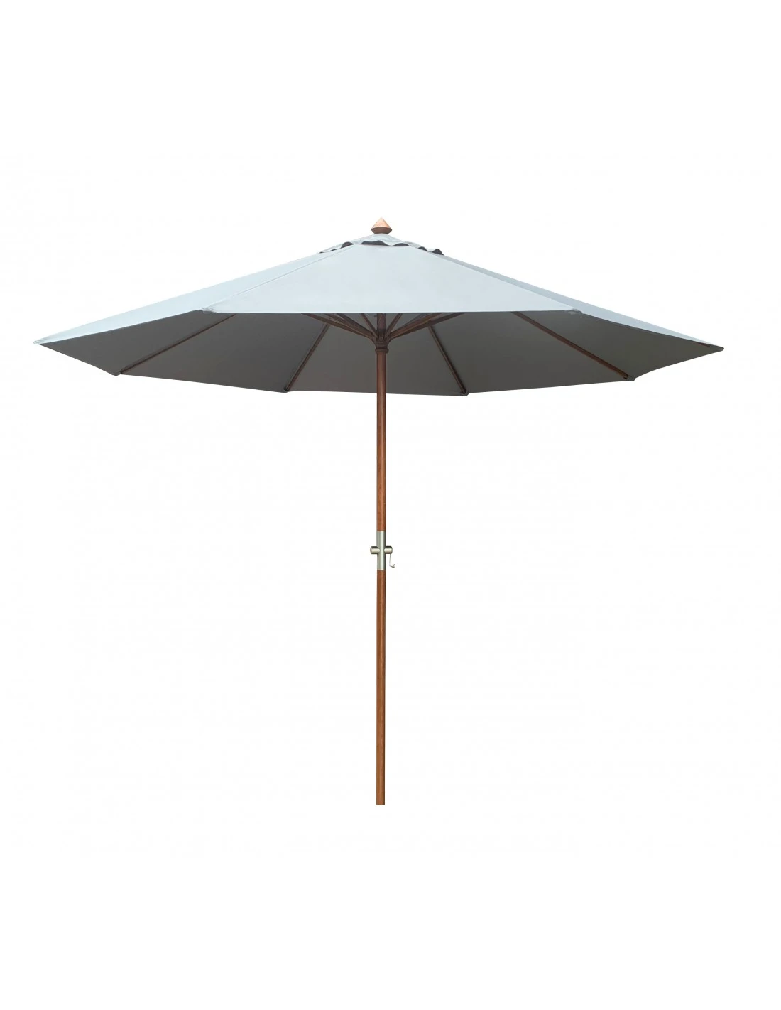 Parasol bois Ø300 cm ouverture à manivelle en 3 coloris - Ecru Parasol Bois Ø300 Cm Ouverture à Manivelle En 3 Coloris - Ecru -Magasin De Jardin Et D'extérieur parasol bois o300 cm ouverture a manivelle 3 coloris proloisirs 3